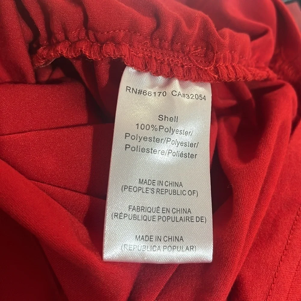 NWT Hutch by Anthropologie Red Ruched Open Back Mini Dress Size M‎ - Picture 8 of 9